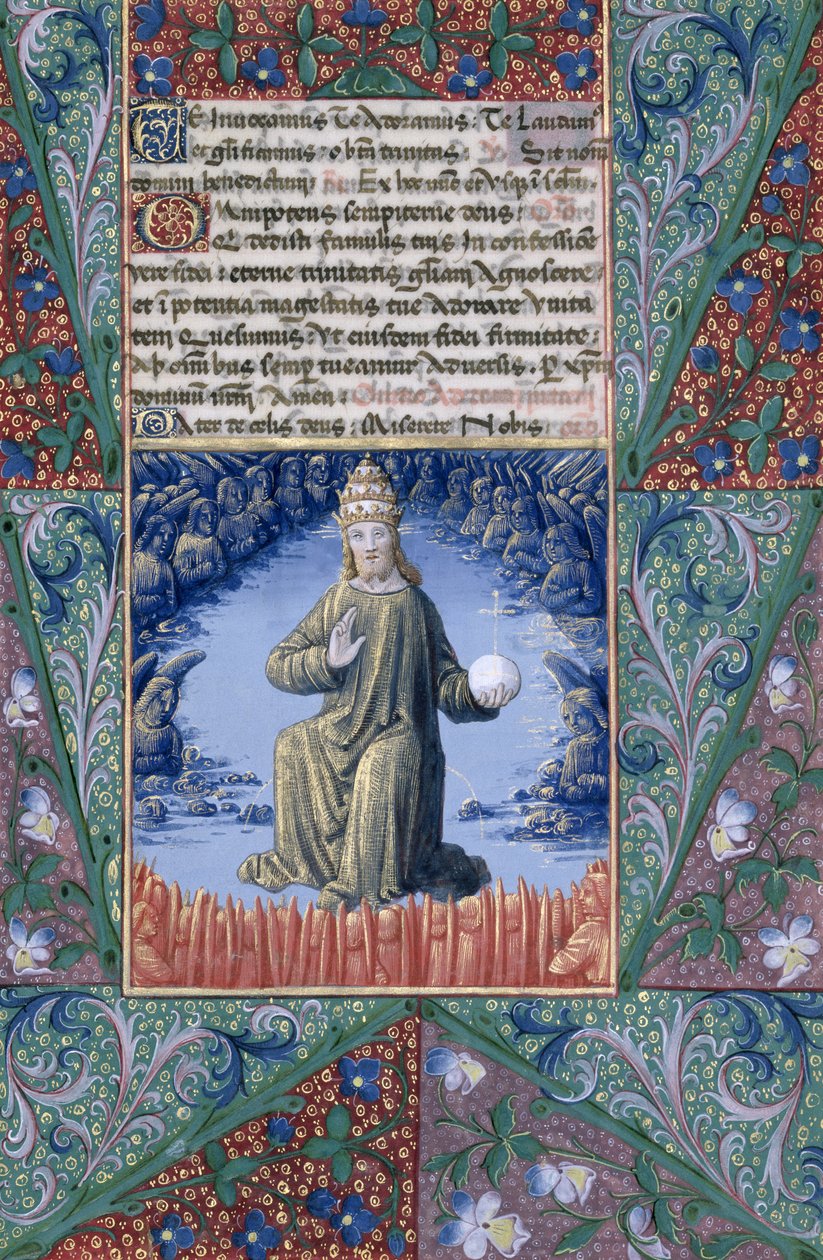neiti Lat. Q.v.I.126 f.89 Kristus Majesteetissa, Louis d