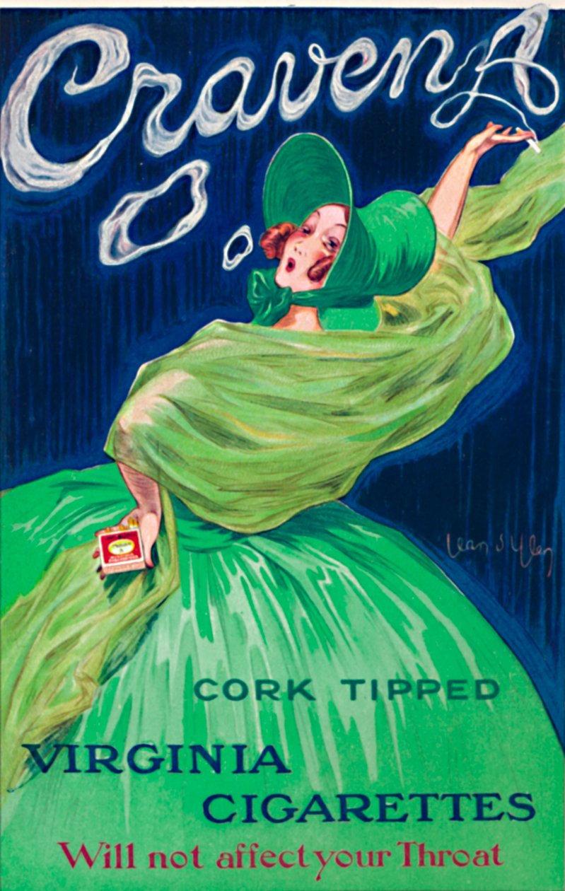 a"Craven A - Cartell anglès", c1926 finlandès tekijältä Jean D