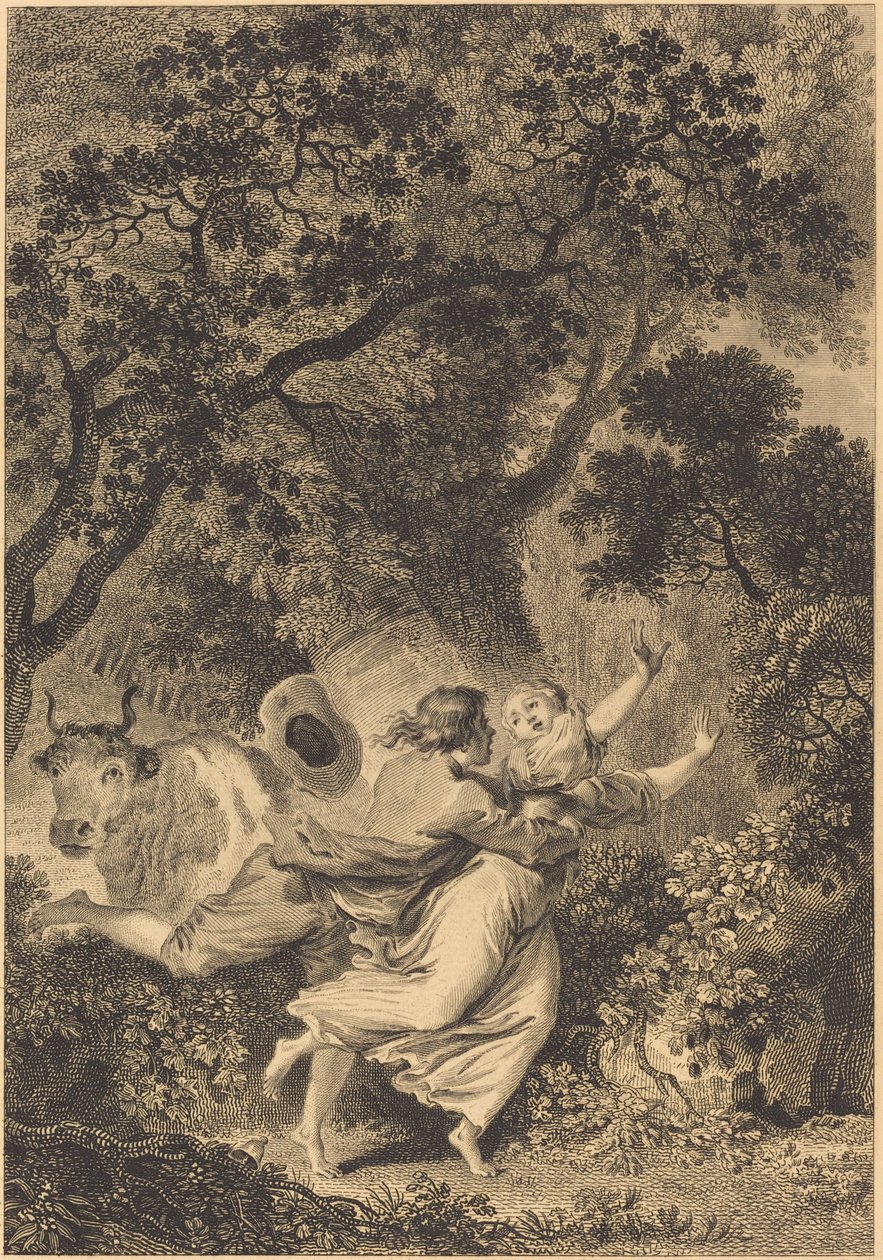La campana finlandesa tekijältä Jean Dambrun after Jean Honoré Fragonard