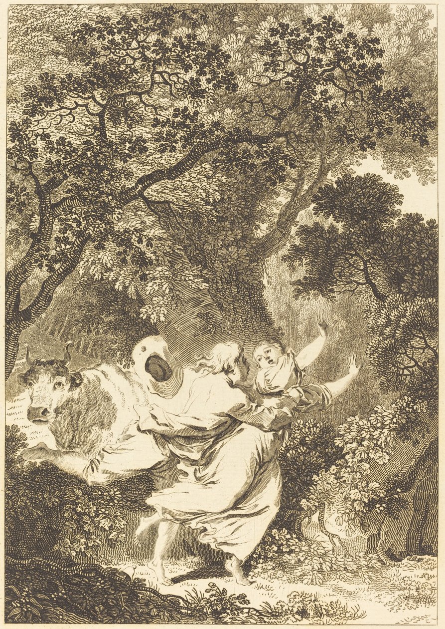 Kello tekijältä Jean Dambrun after Jean Honoré Fragonard