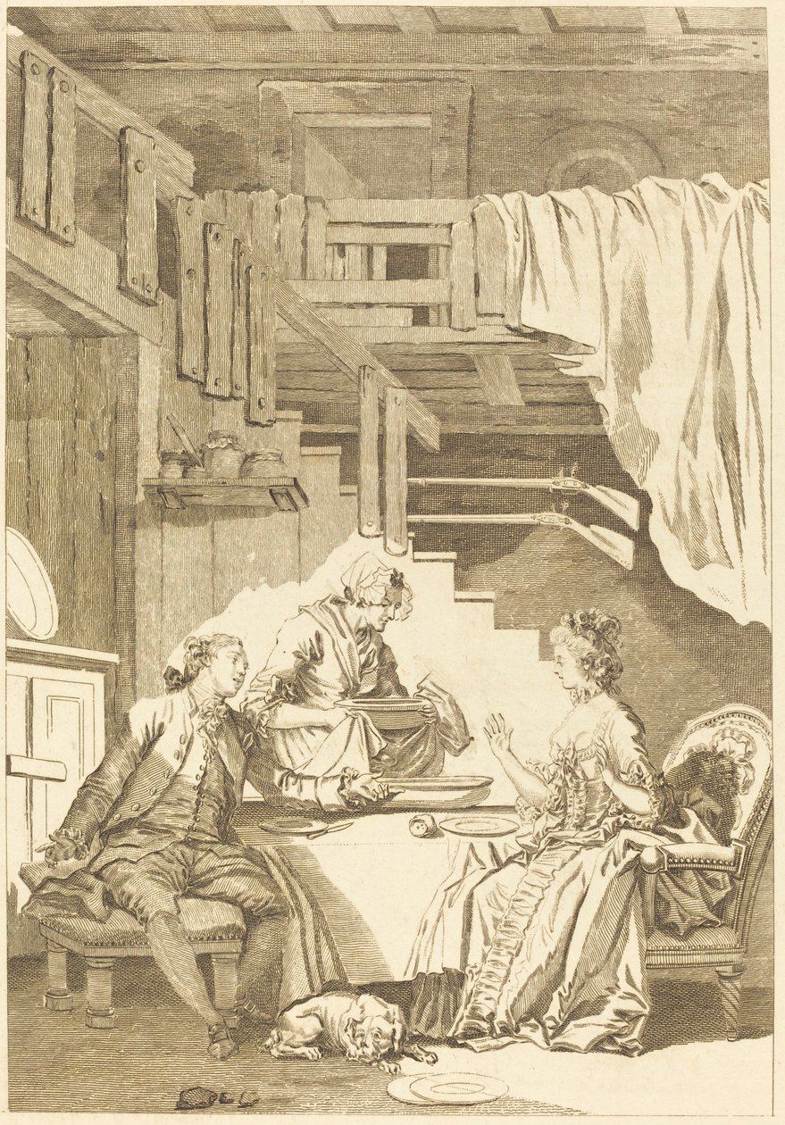 Falcon tekijältä Jean Dambrun and Jean Baptiste Tilliard after Jean Honoré Fragonard