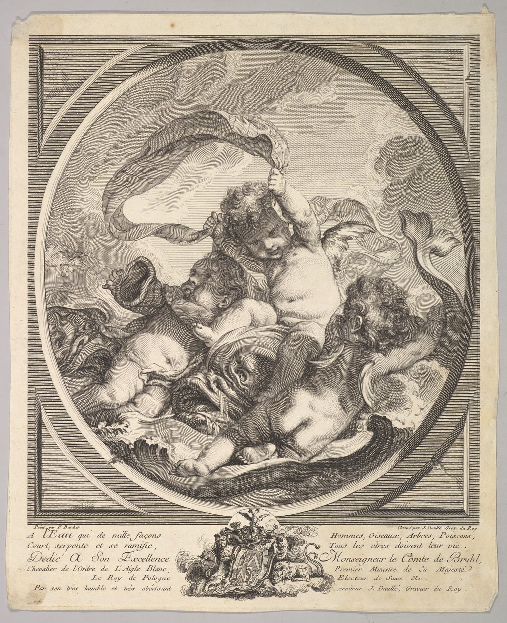Vesi, n. 1748. tekijältä Jean Daullé