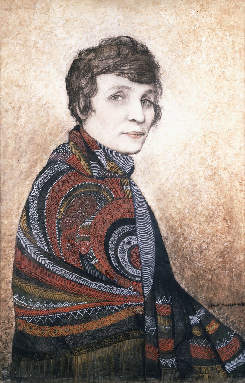 Louise Boulangerin muotokuva tekijältä Jean Dunand