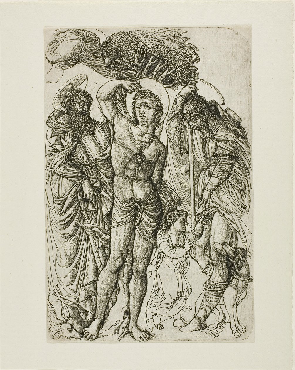 Saint Sebastian, Saint Anthony ja Saint Roch tekijältä Jean Duvet