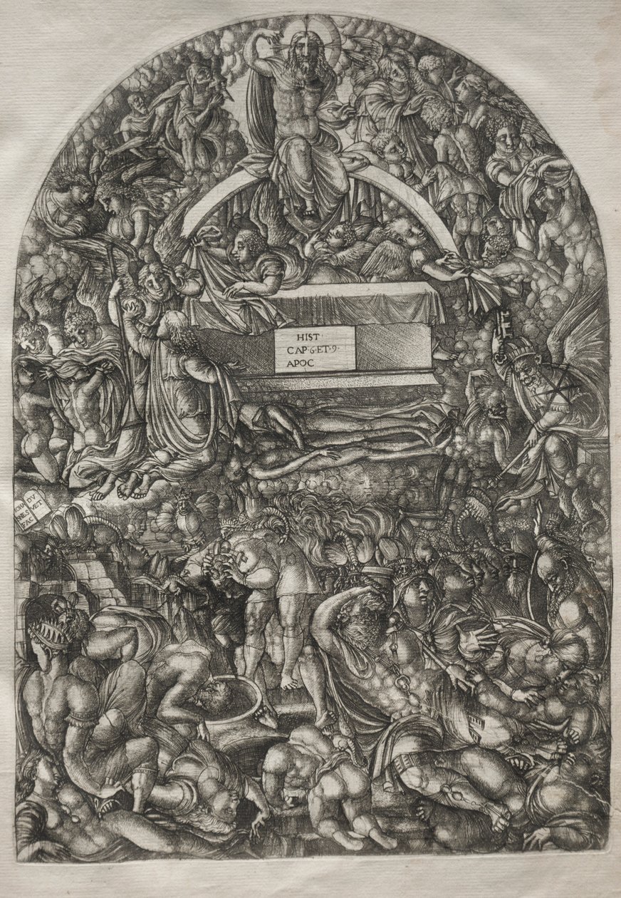 The Apocalypse: A Star Falls and Makes Hell to Open, 1546-1556. tekijältä Jean Duvet