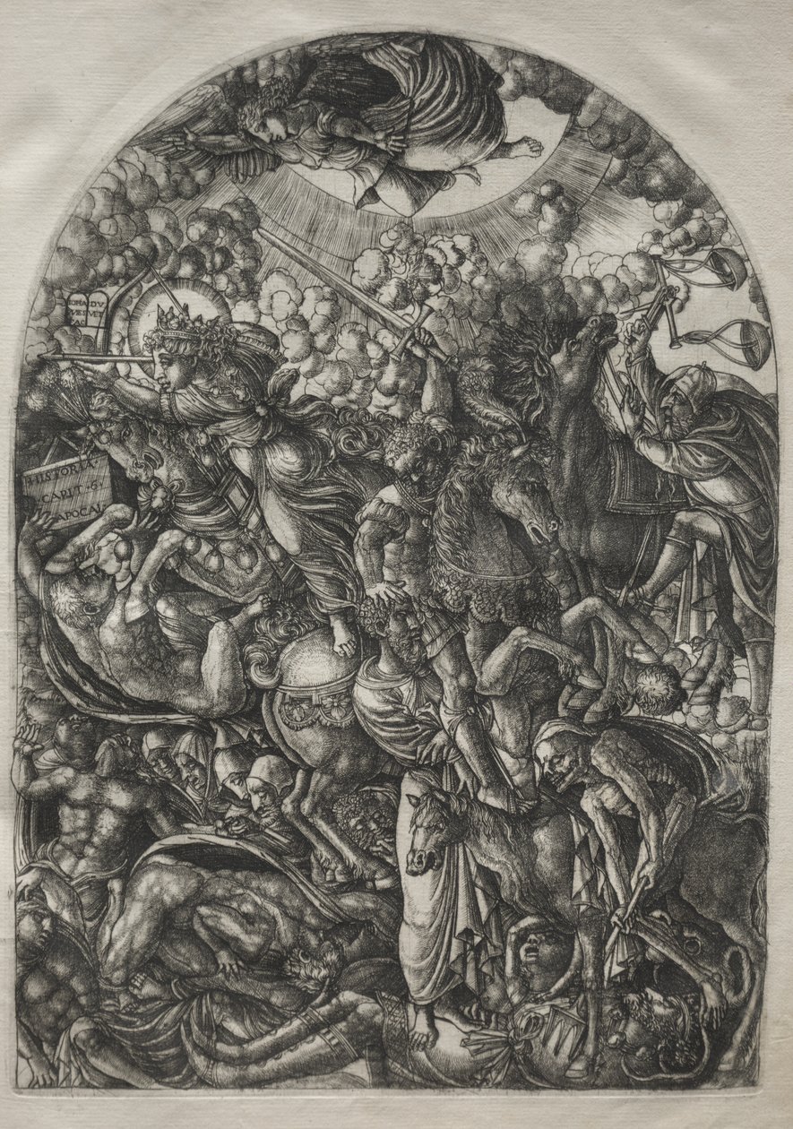The Apocalypse: St. John Sees the Four Riders tekijältä Jean Duvet