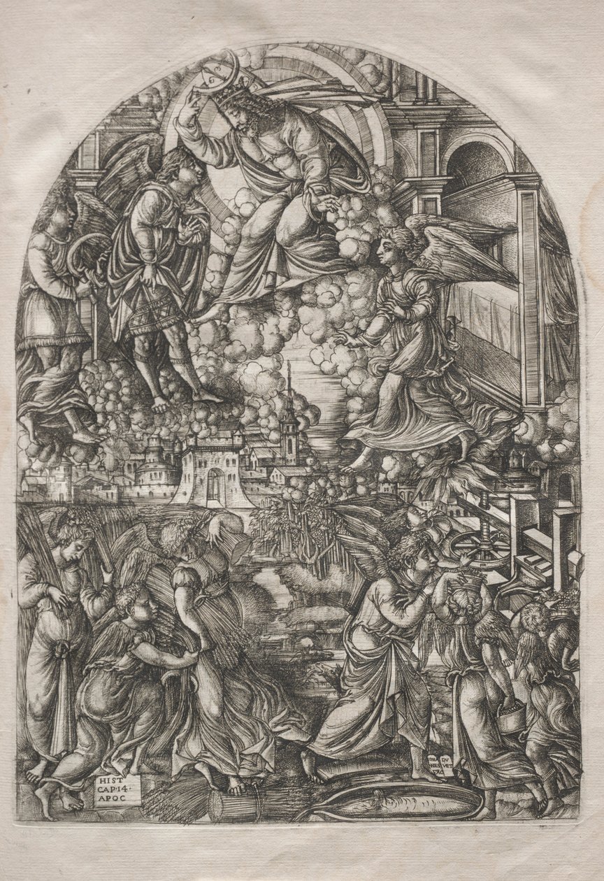 The Apocalypse: The Winepress of the Wrath of God, 1546-1556. tekijältä Jean Duvet