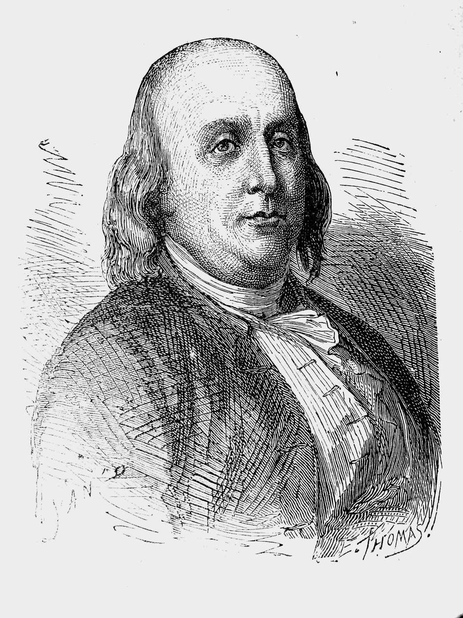 Benjamin Franklin tekijältä Jean Edouard Dargent