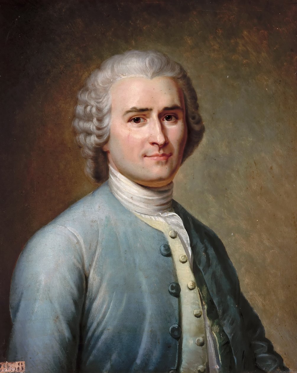 Jean-Jacques Rousseaun muotokuva 1712-1778 tekijältä Jean Edouard Lacretelle