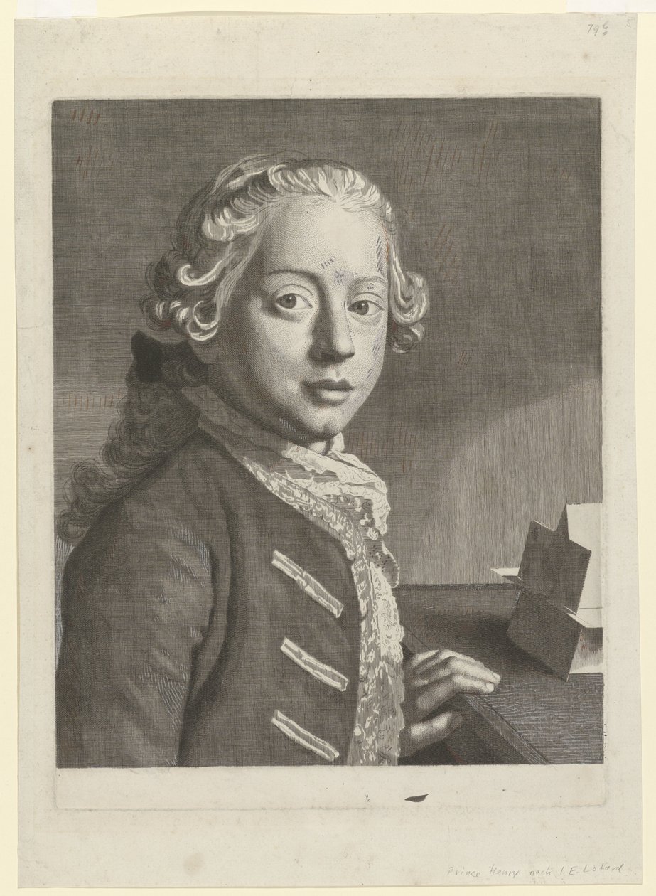 Cumberlandin herttuan Henry Frederickin muotokuva Cumberlandin herttuan Hendrik Frederikin muotokuva tekijältä Jean Etienne Liotard (attributed to)