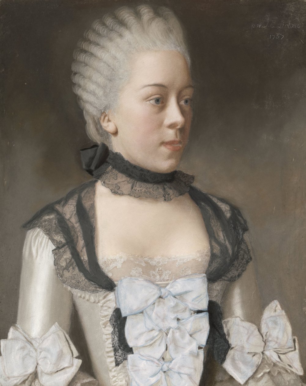 Wilhelmina Hillegonda Schuyt tekijältä Jean Etienne Liotard (signed by artist)