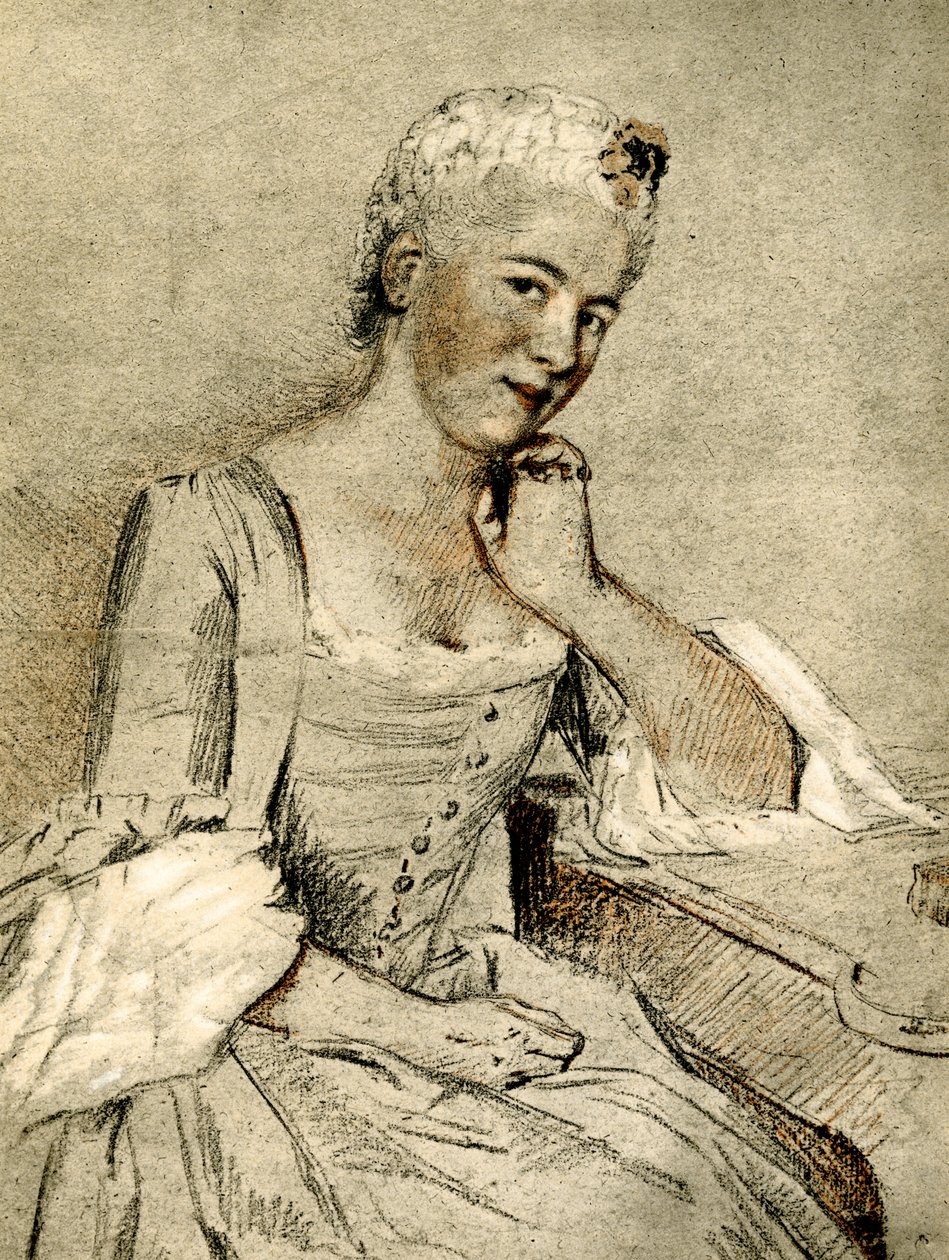 Jeanne Natoire tekijältä Jean Étienne Liotard