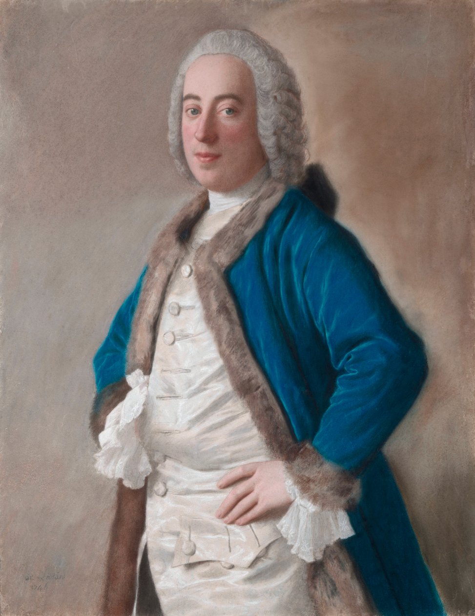 Genovan kauppias Joseph Bouër, Jean-Etienne Liotardin kirjoittama kuva tekijältä Jean Étienne Liotard