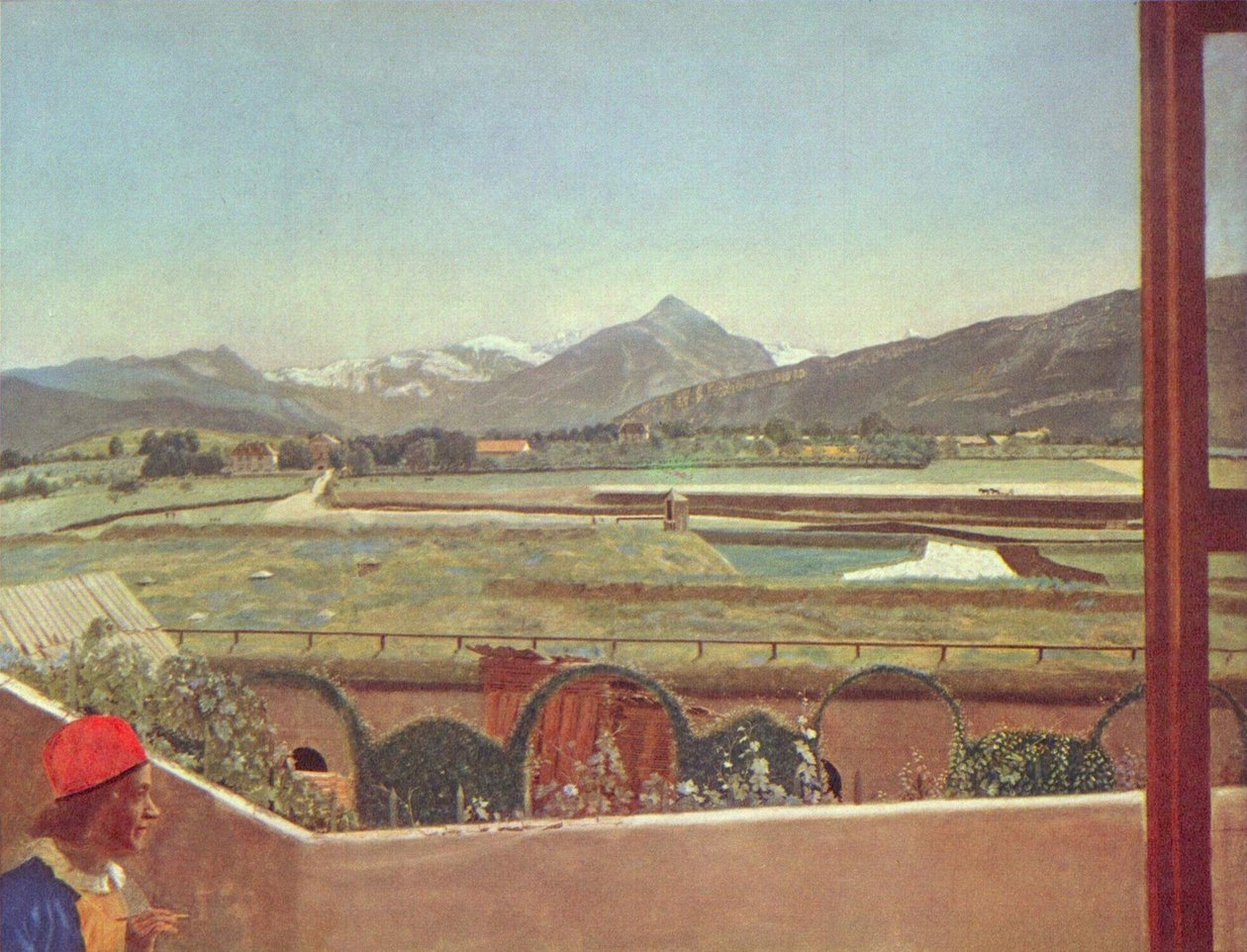Maisema Geneven lähellä tekijältä Jean Étienne Liotard