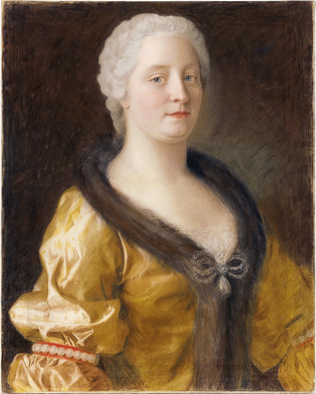 Itävallan keisarinna Maria Teresan muotokuva tekijältä Jean Étienne Liotard