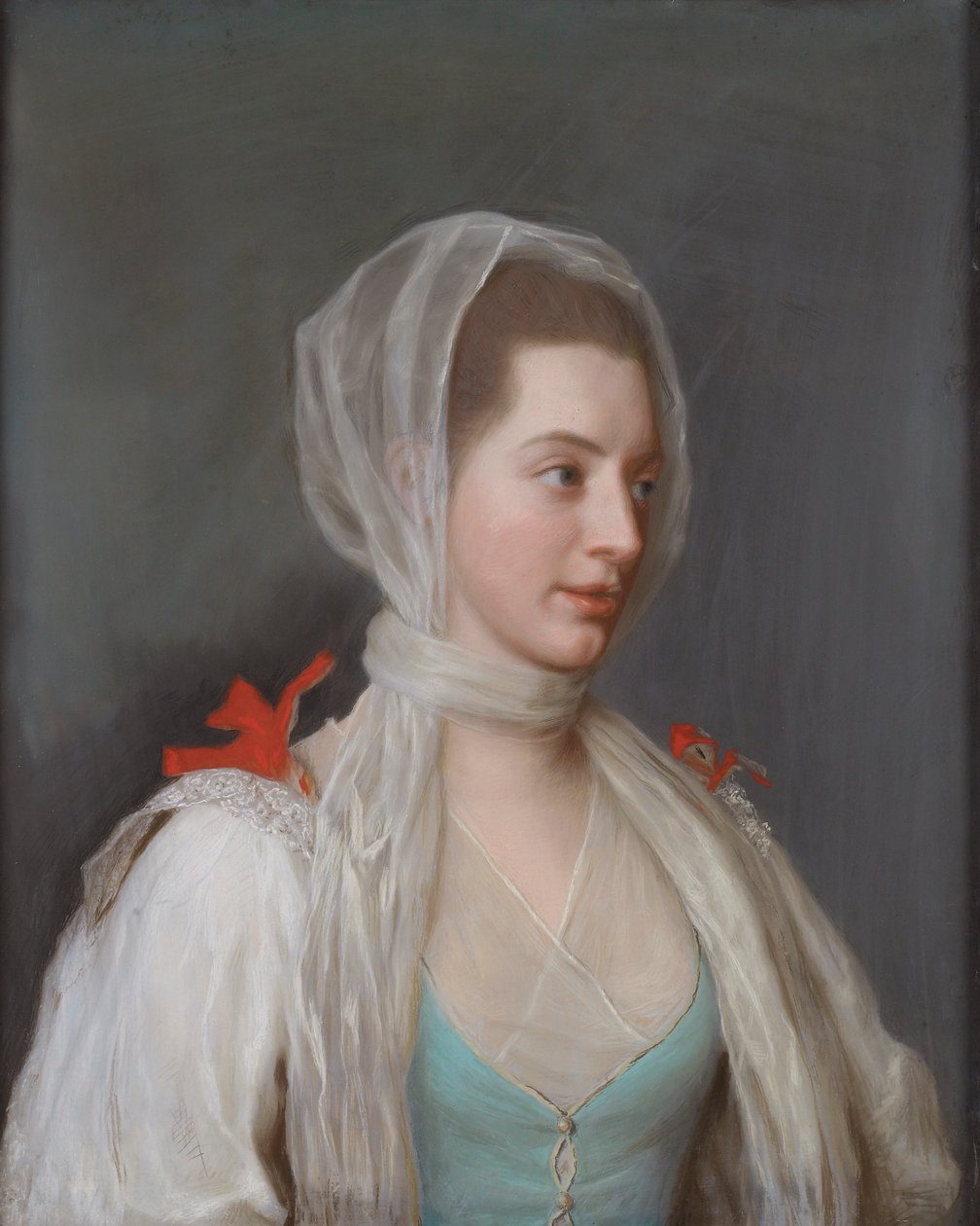 Lady Charles Spencerin muotokuva, 1754 tekijältä Jean Étienne Liotard