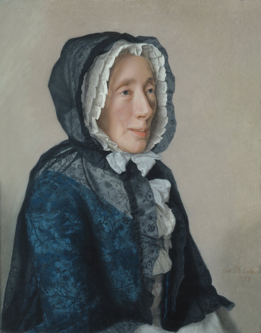 Madame Tronchinin muotokuva, 1758 tekijältä Jean Étienne Liotard