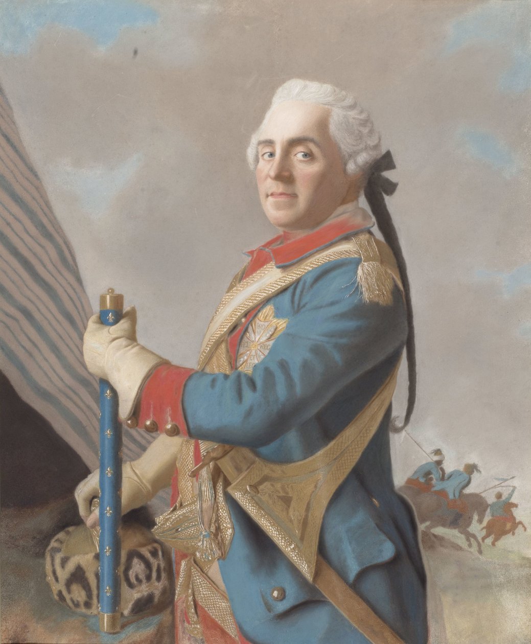 Saksin kreivin Moritzin muotokuva tekijältä Jean Étienne Liotard