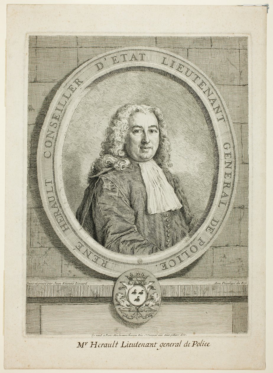 René Hérault tekijältä Jean Étienne Liotard