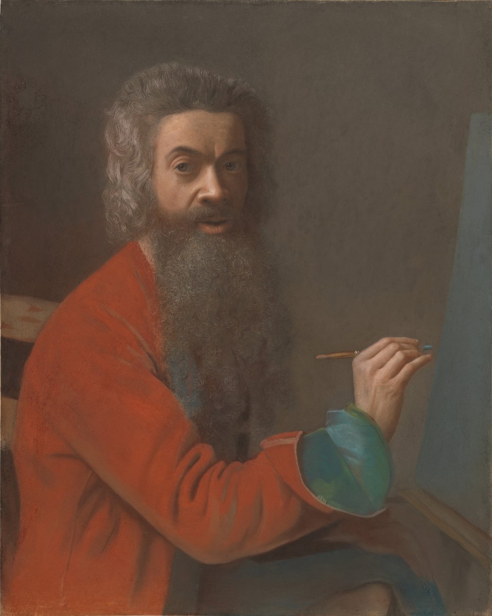 Omakuva turkkilaisessa asussa, n. 1750. tekijältä Jean Étienne Liotard