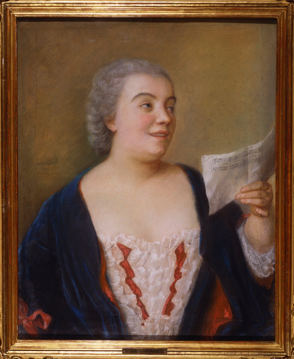 Laulaja, 1736 tekijältä Jean Étienne Liotard