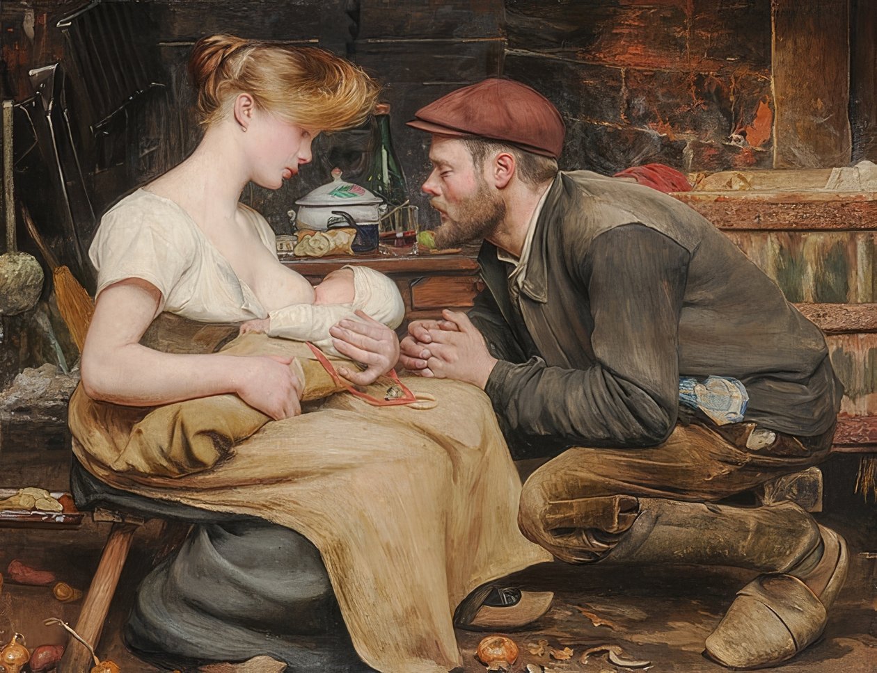 Vanhempien onnellisuus. 1903 tekijältä Jean Eugene Buland