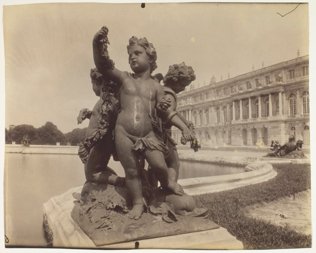 Versailles, Parkin kulma tekijältä Jean Eugène Auguste Atget