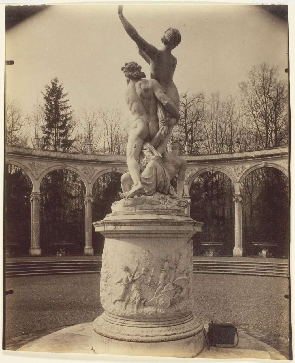 Versailles, Proserpinen sieppaaminen Pluton toimesta tekijältä Jean Eugène Auguste Atget