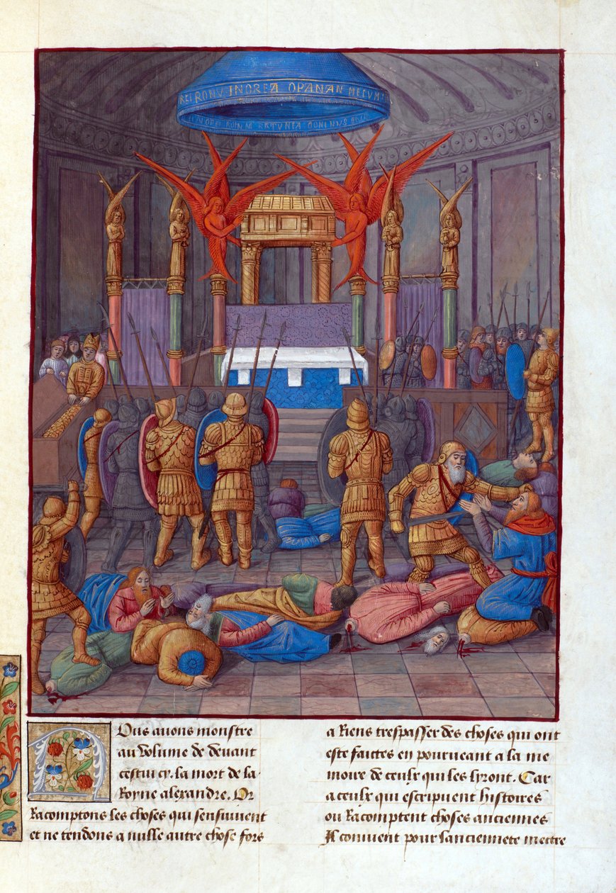 Pompeius tuhosi Jerusalemin temppelin tekijältä Jean Fouquet