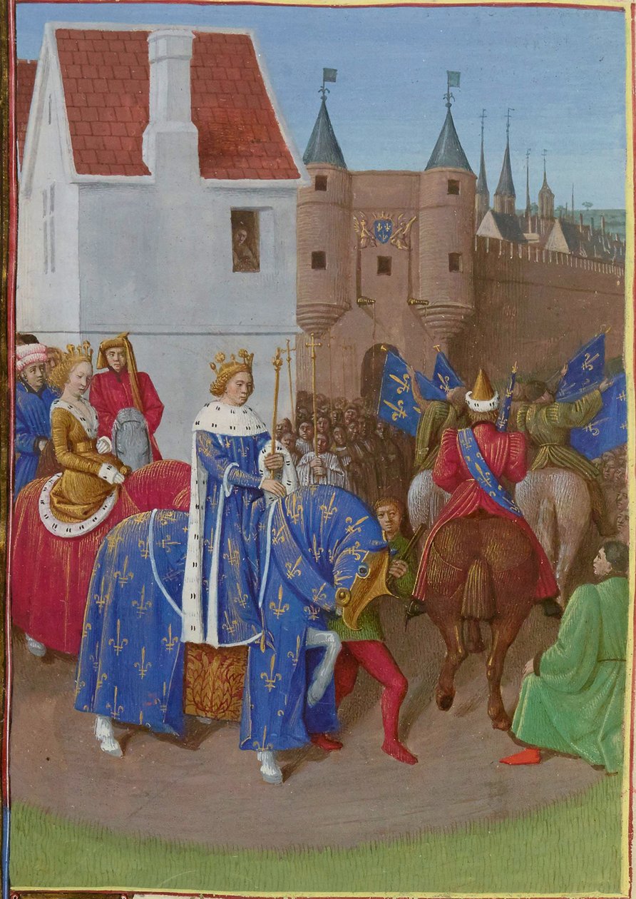 Johannes II Hyvän sisäänkäynti tekijältä Jean Fouquet