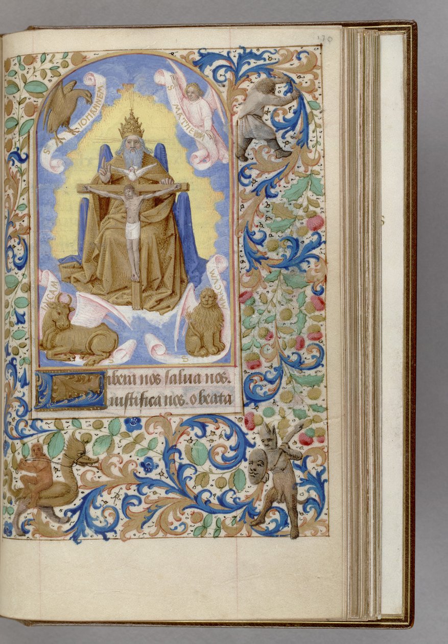 Gnadenstuhl Tuntikirja, 1450-1499 tekijältä Jean Fouquet