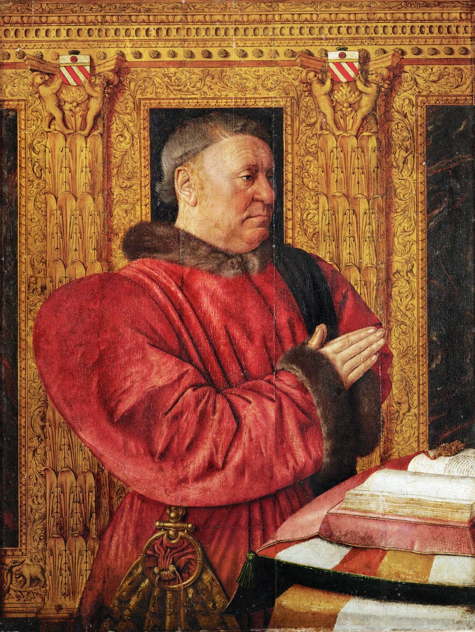 Guillaume Jouvenel des Ursins oli kansleri Kaarle VII:n ja Ludvig XI:n aikana.... tekijältä Jean Fouquet