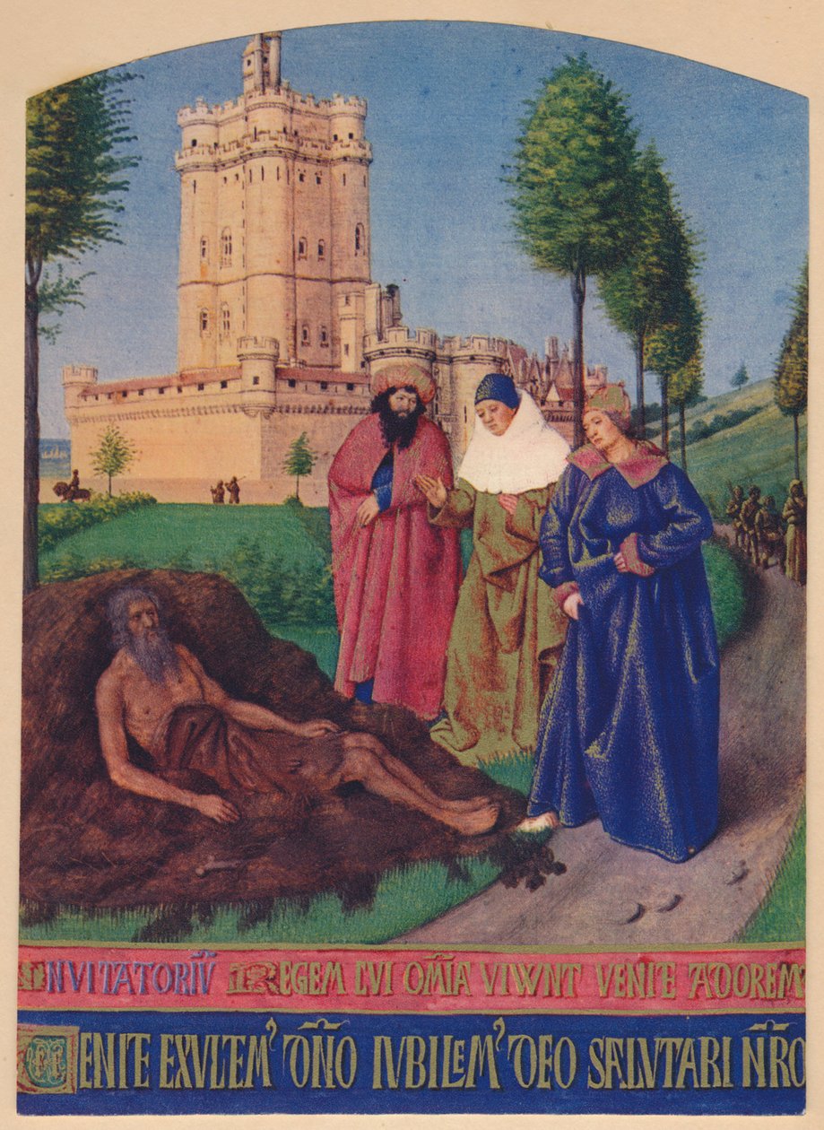 Job, c1455, 1939 tekijältä Jean Fouquet