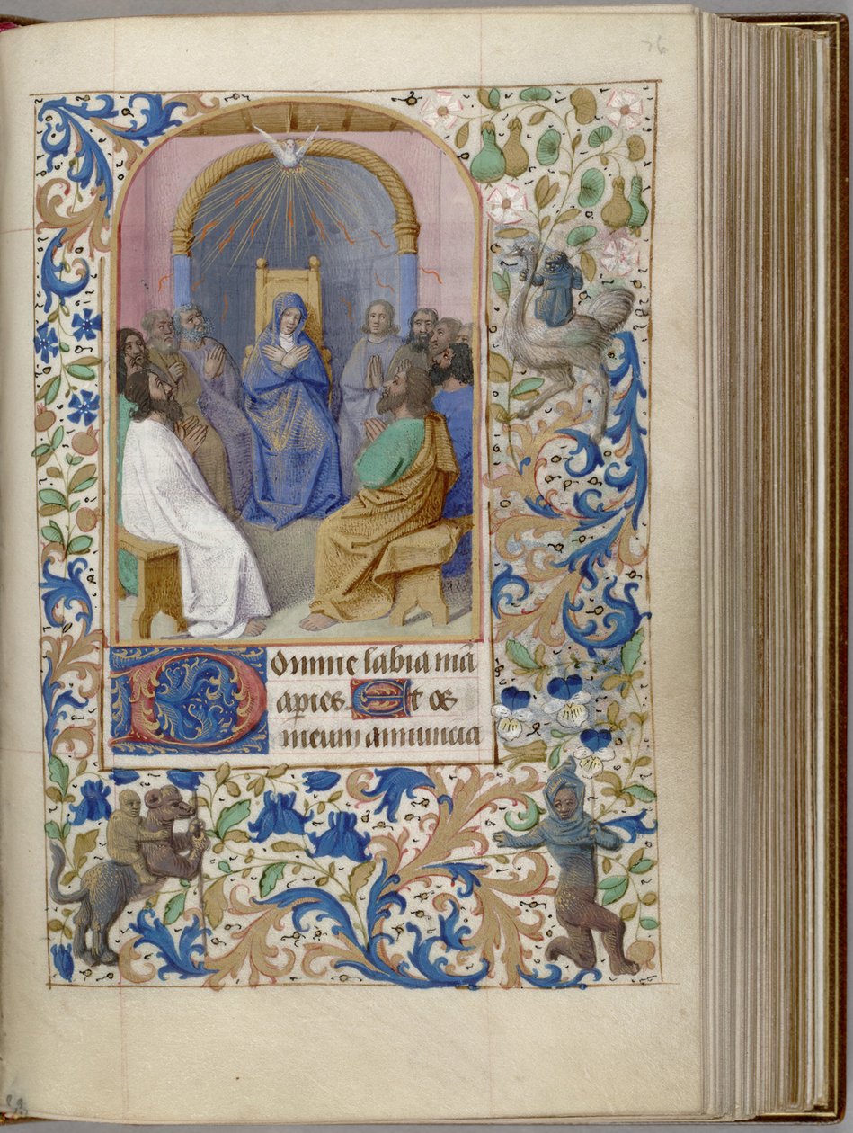 Helluntain tuntikirja, 1450-1499 tekijältä Jean Fouquet