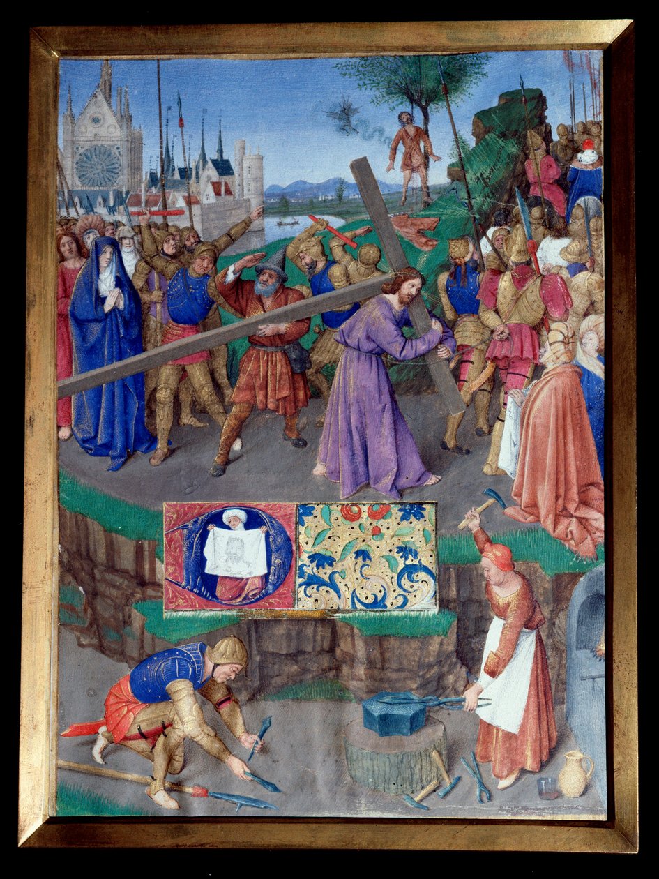 Portage de croix Miniatyyri otettu Jean Fouquet