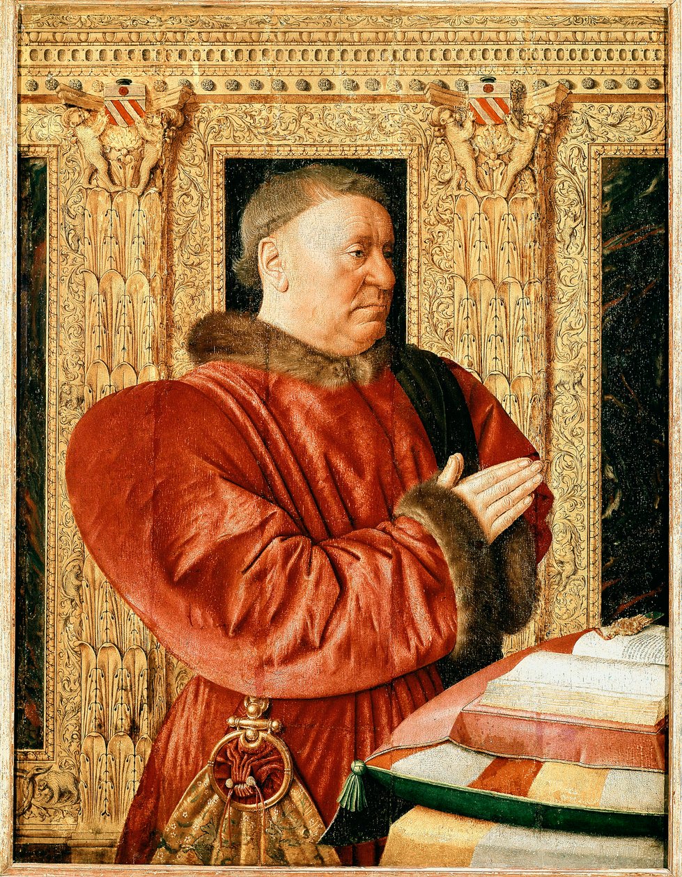 Ranskan oikeusministerin Guillaume Jouvenel des Ursinsin muotokuva (maalaus tekijältä Jean Fouquet