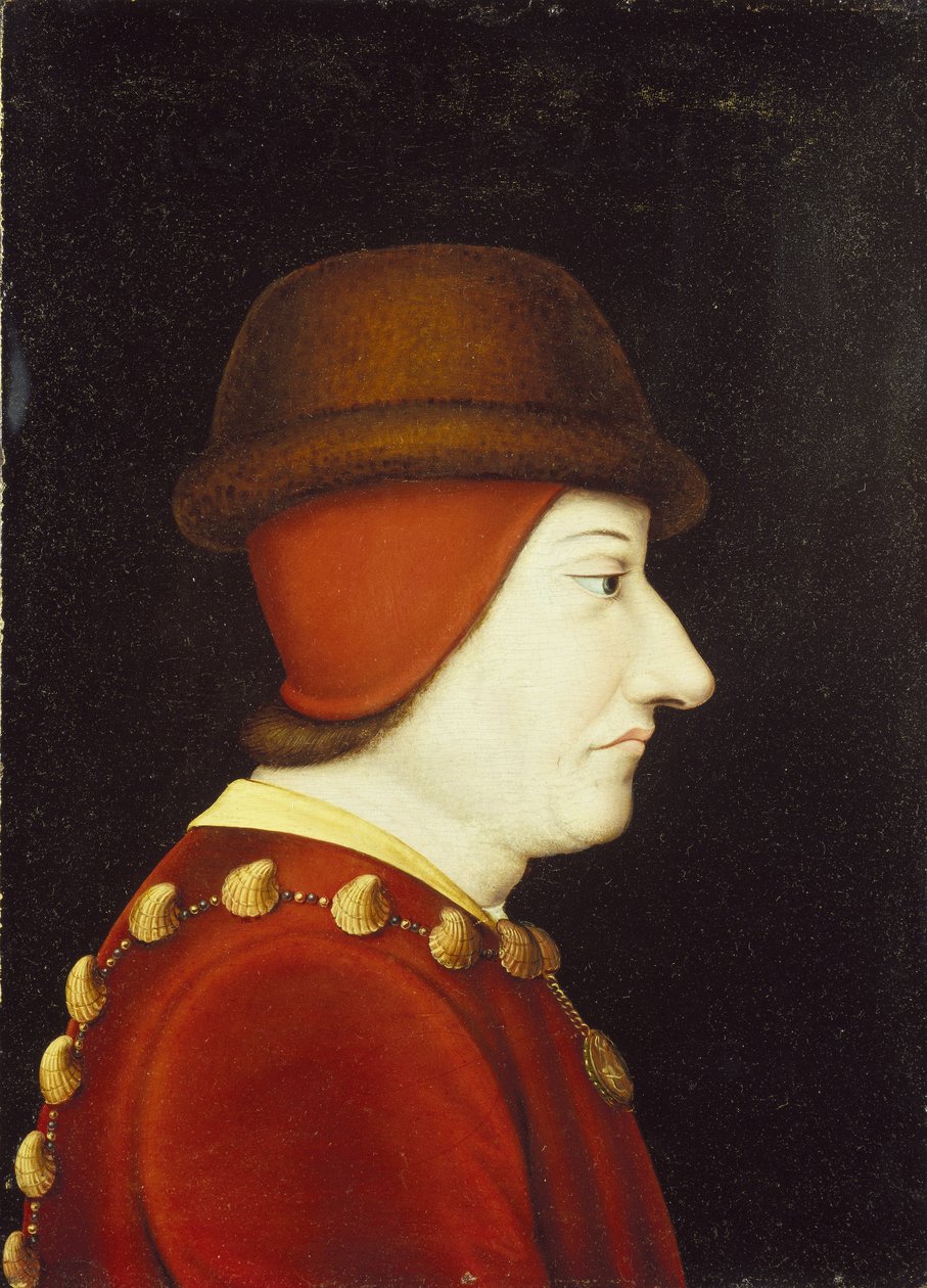 Ludvig XI:n muotokuva tekijältä Jean Fouquet