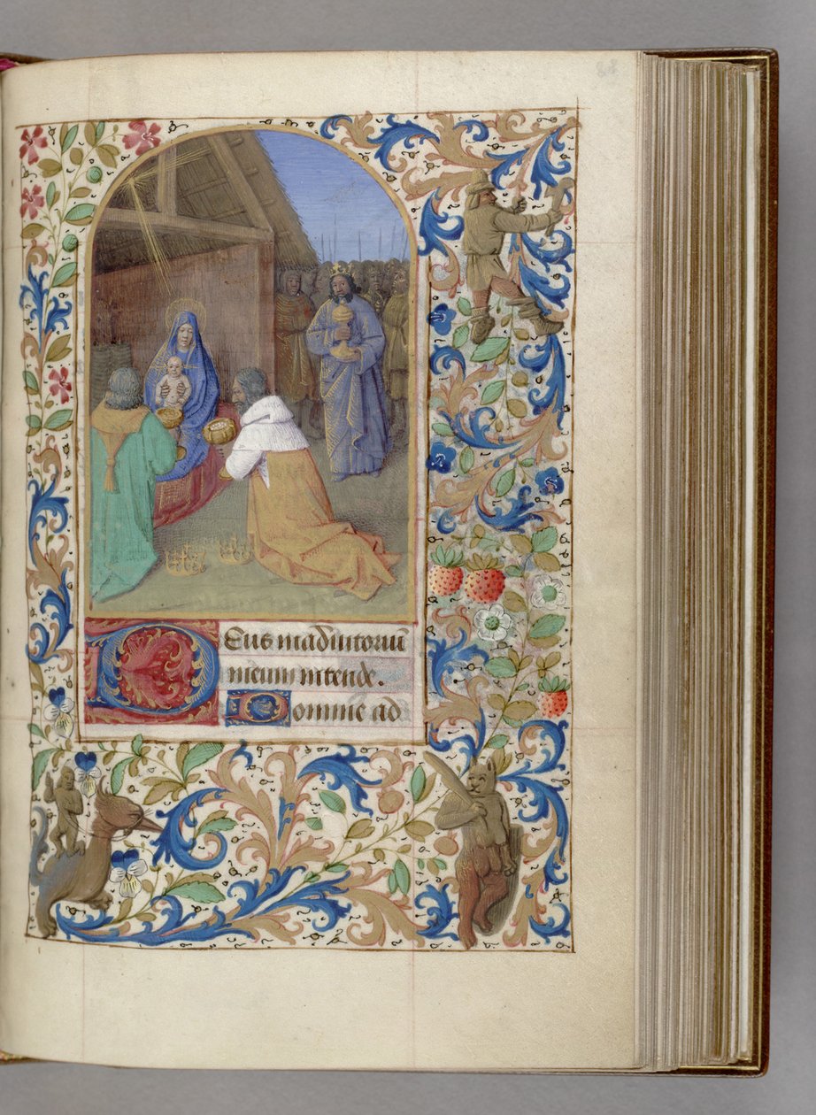The Adoration of the Magi Book of Hours, 1450-1499 tekijältä Jean Fouquet