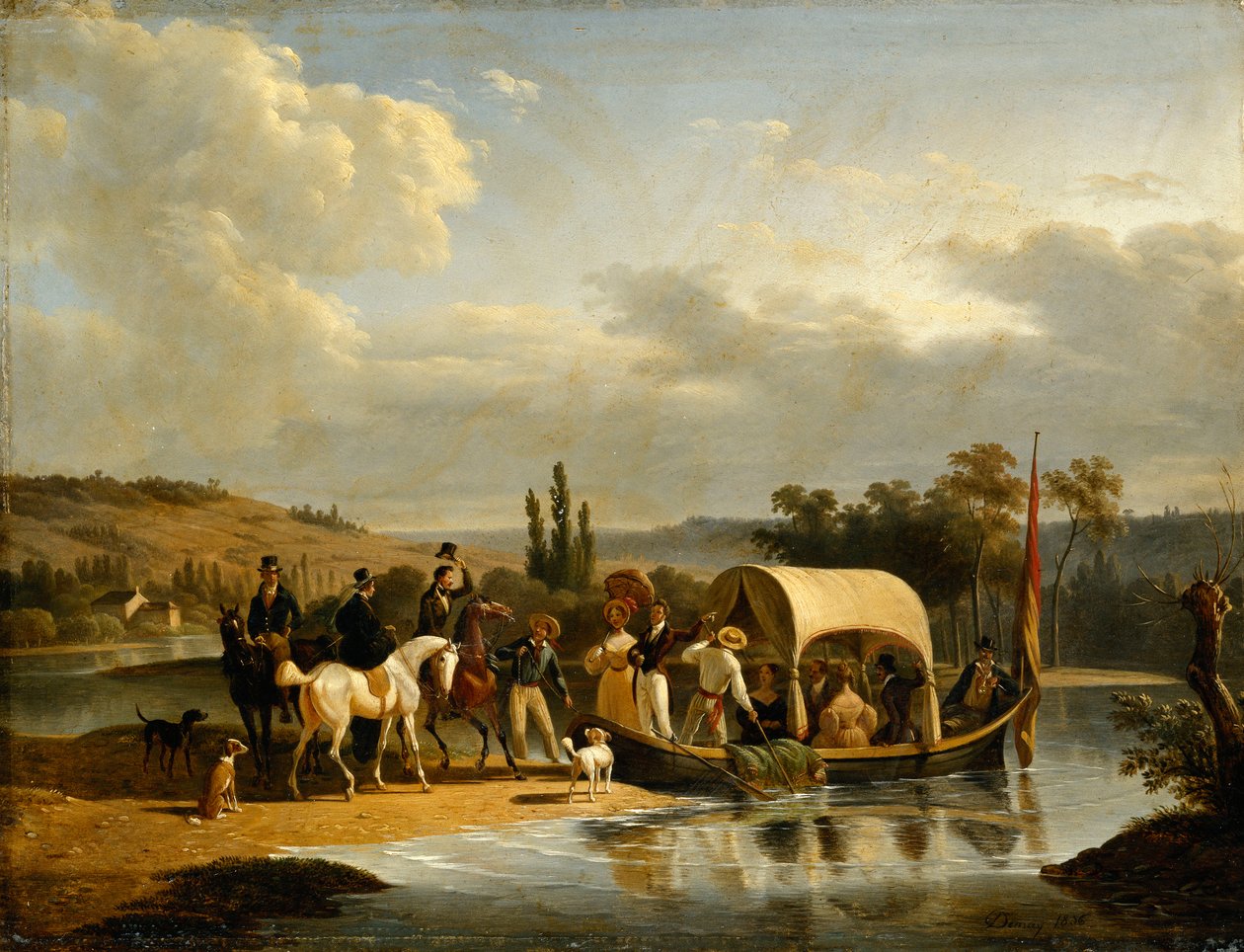 Lähtö, 1836 tekijältä Jean Francois Demay