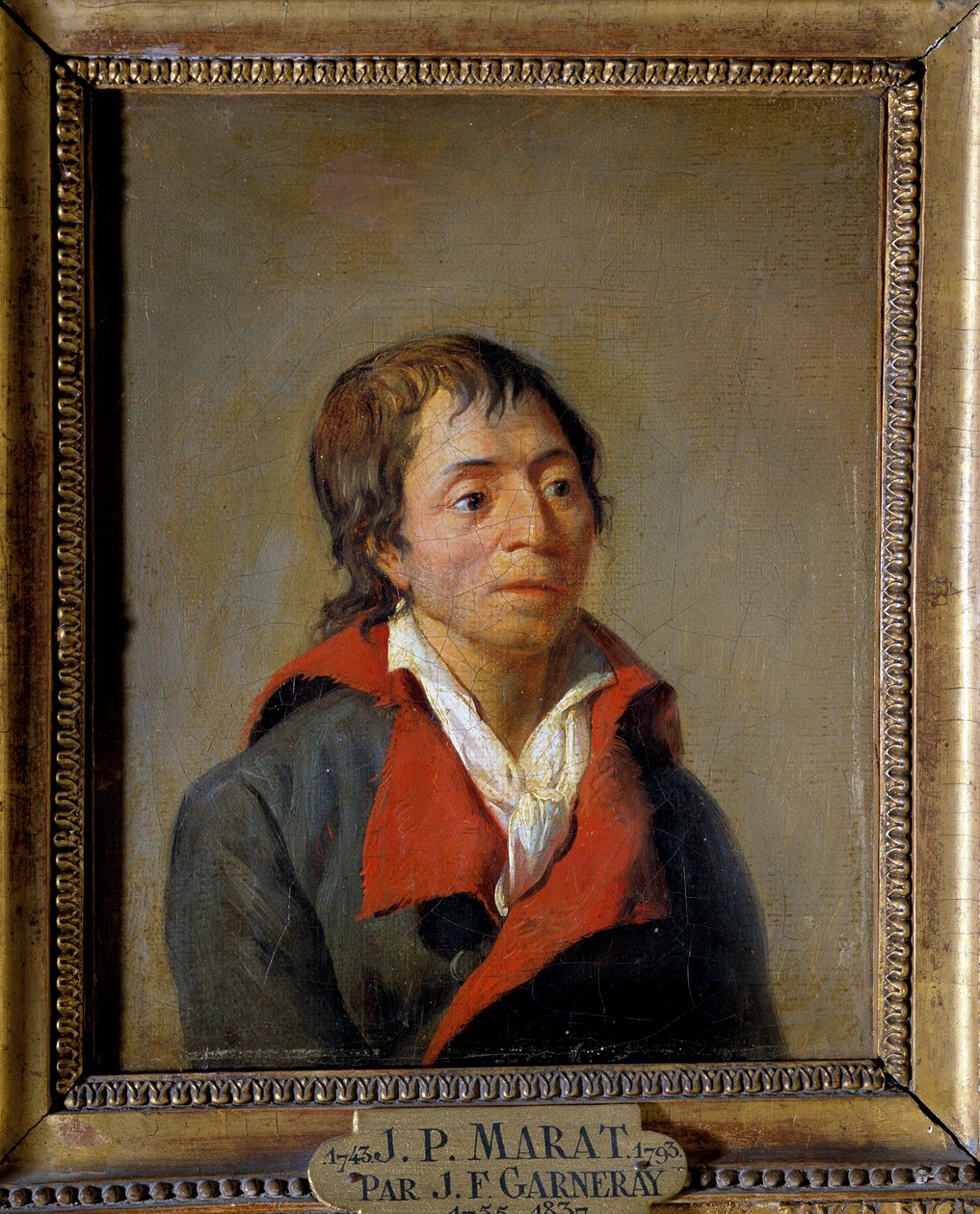 Muotokuva Jean-Paul Maratista (1743-1793), lääkäri, L