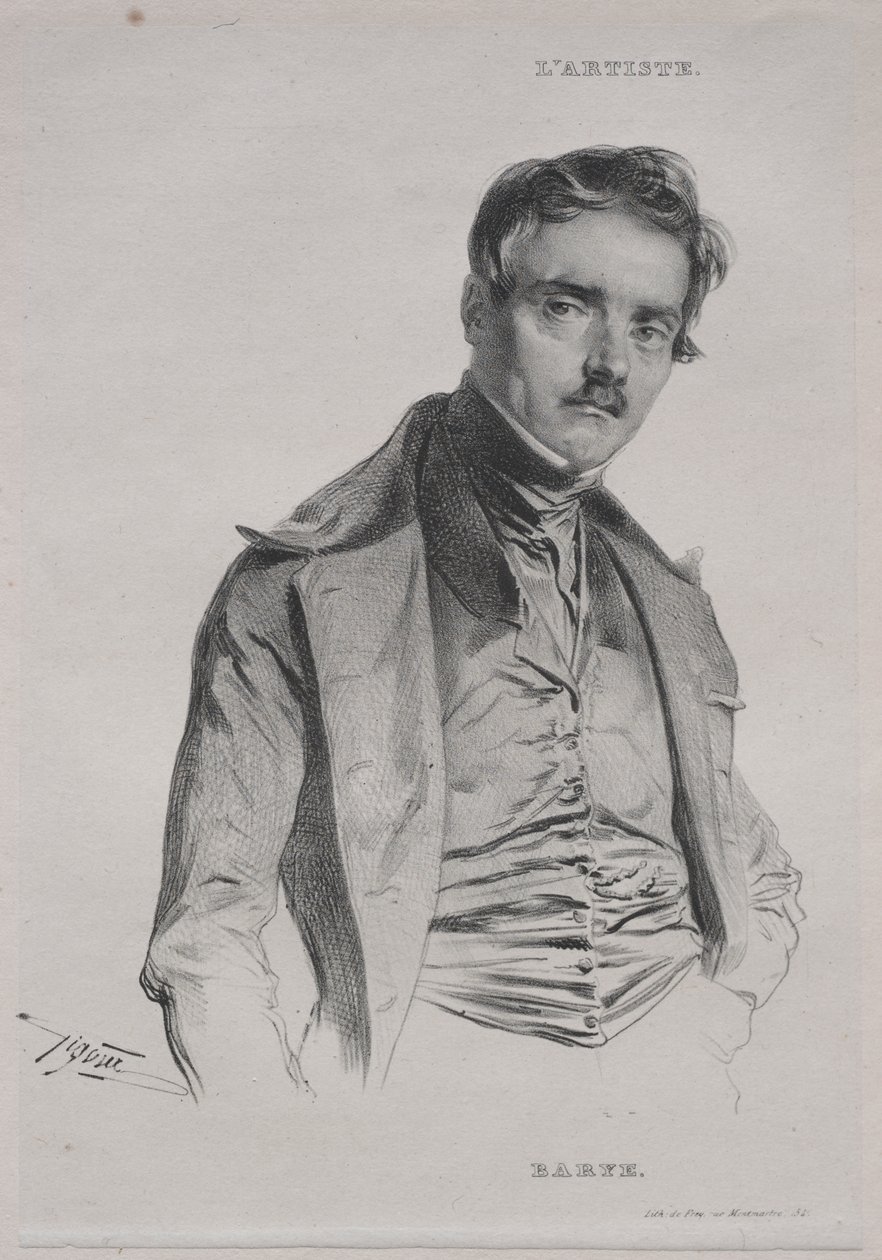 Antoine Louis Barye tekijältä Jean Francois Gigoux
