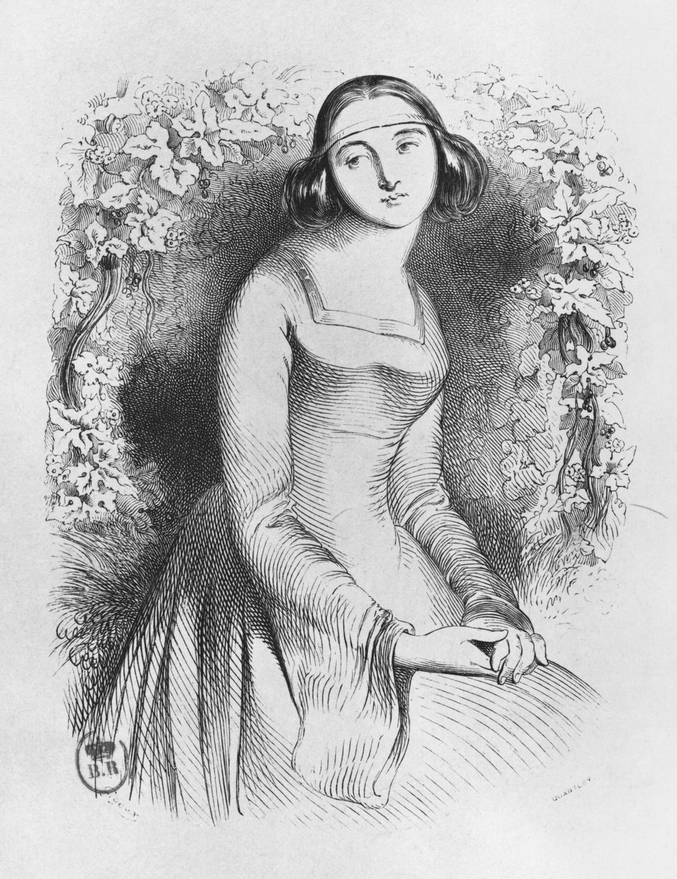Heloise, kuvitus kirjasta "Lettres d