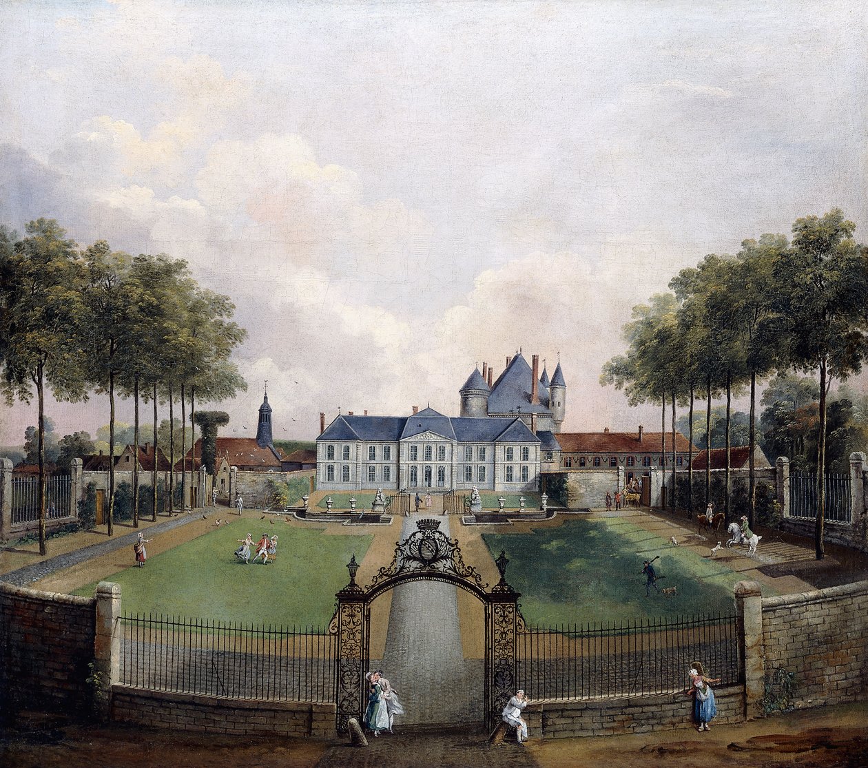 Näkymät Chateau de Mousseaux