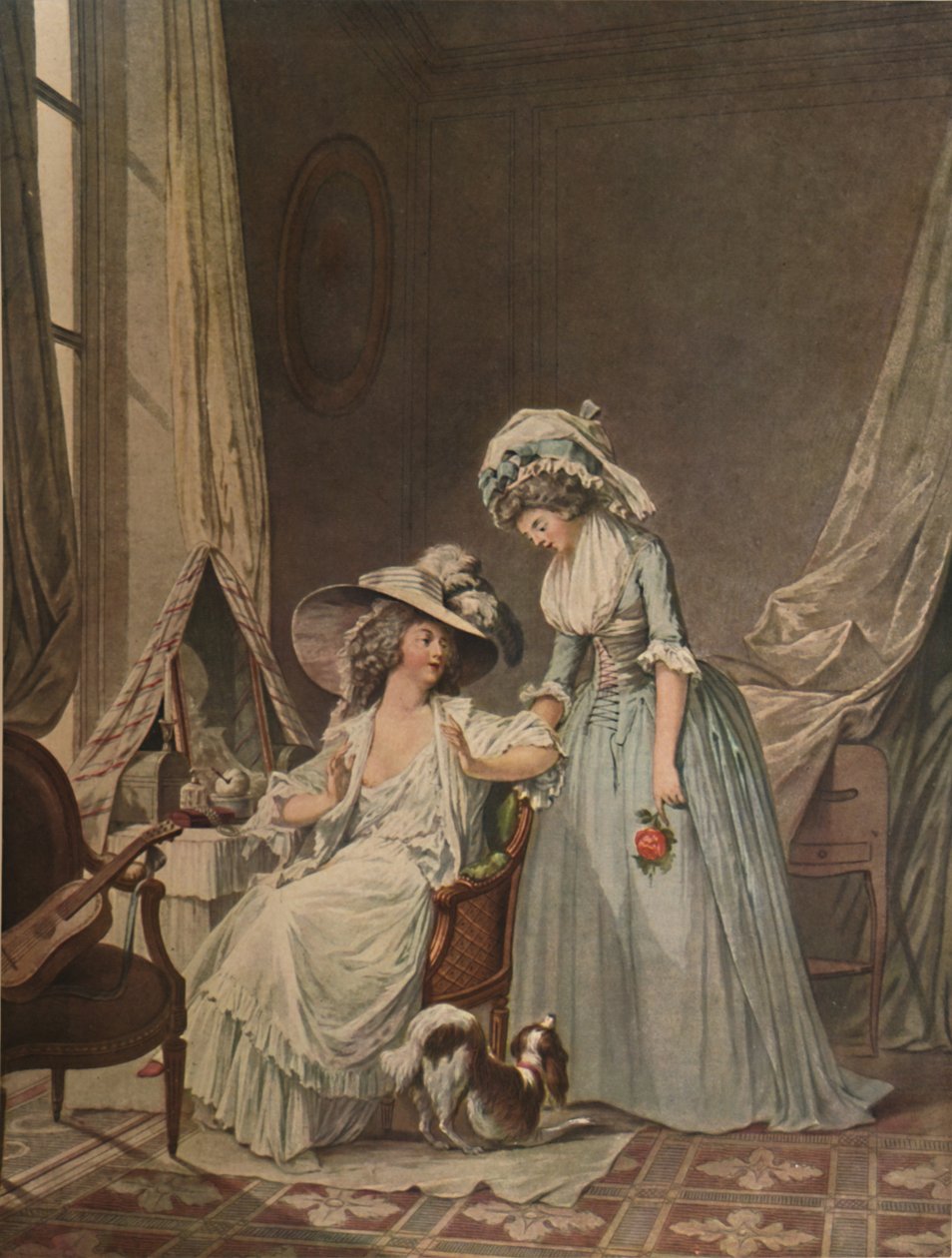 LAveu Difficile, Vaikea tunnustus, 1787, 1913 tekijältä Jean Francois Janinet