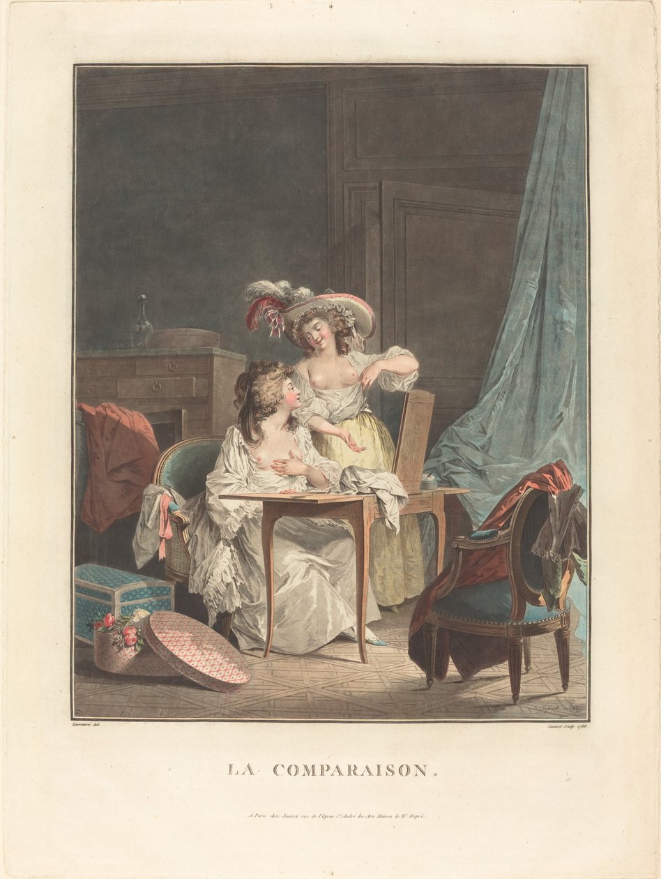 Vertailu, 1786. tekijältä Jean Francois Janinet