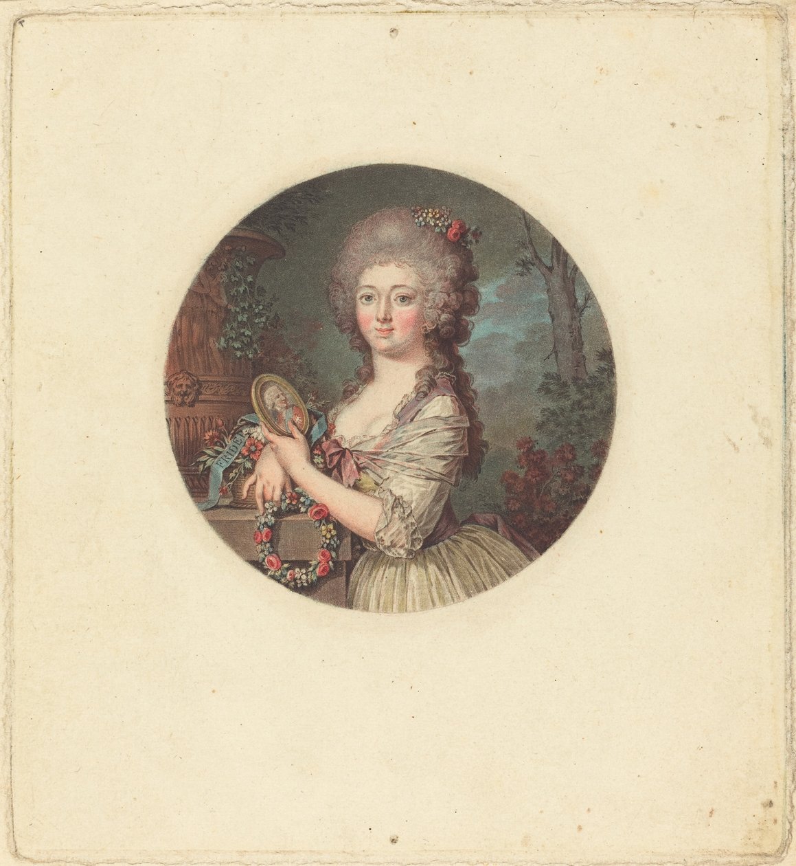 Nuoren prinsessan muotokuva. tekijältä Jean-Francois Janinet