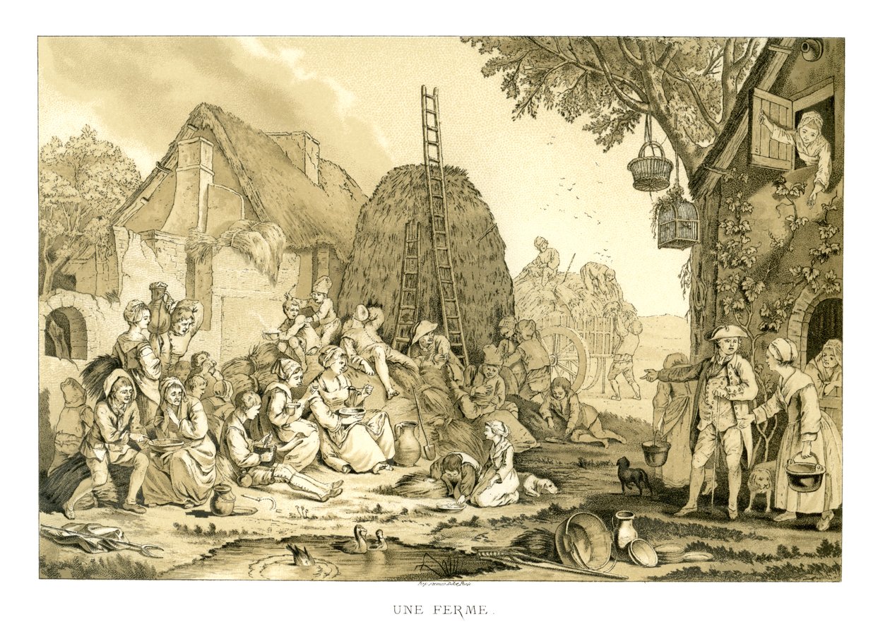 Maatila, 1885. tekijältä Jean Francois Janinet