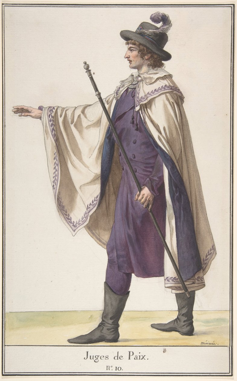 Rauhantuomari, n. 1798-99. tekijältä Jean Francois Leonor Merimee
