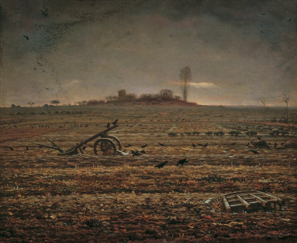 El pla de Chailly amb acabat de rella i arada tekijältä Jean Francois Millet