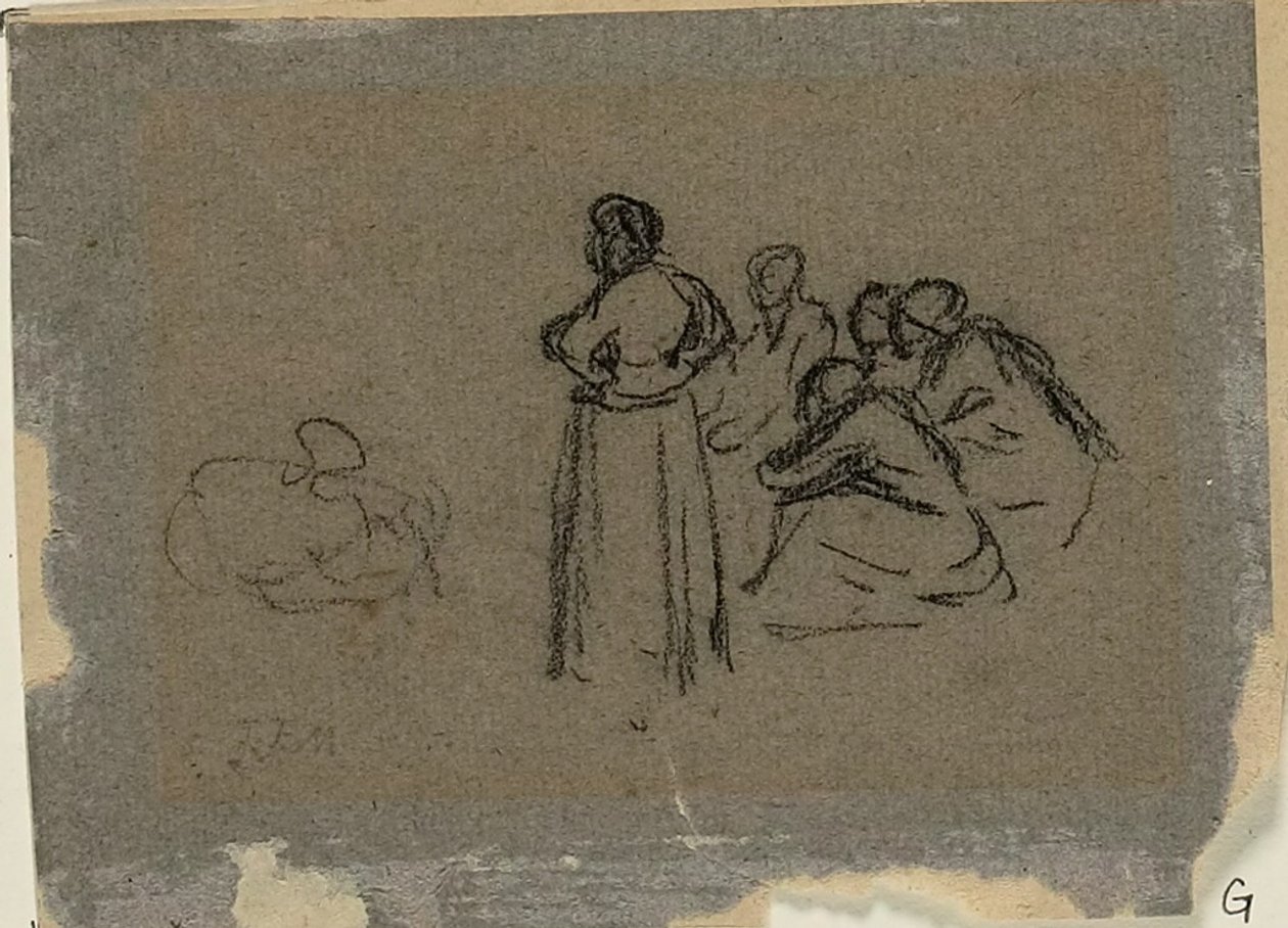 Naisryhmä tekijältä Jean Francois Millet